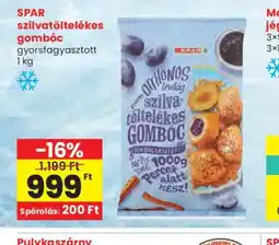 Spar SPAR szilvatöltelékes gombc ajánlat