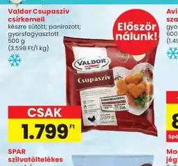 Spar Valdor Csupaszív csirkemell ajánlat