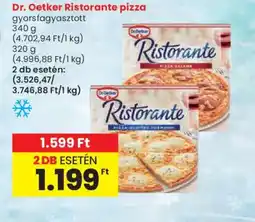 Spar Dr. Oetker Ristorante pizza ajánlat