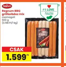 Spar Regnum BBQ grillkolbász mix ajánlat
