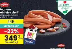 Spar Regnum juhbeles virsli ajánlat