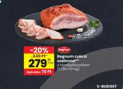 Spar Regnum csécsi szalonna ajánlat