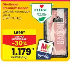 Spar Gierlinger Premium bacon ajánlat