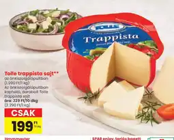 Spar Tolle trappista sajt ajánlat