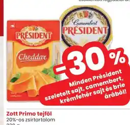 Spar PRÉSIDENT sajtok ajánlat