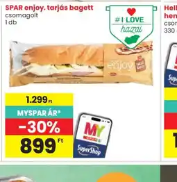 Spar SPAR enjoy. tarjás bagett ajánlat