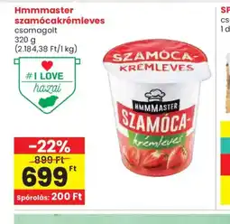 Spar HmmmMASTER szamcakrémleves ajánlat