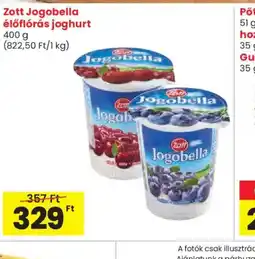 Spar Zott Jogobella élőflrás joghurt ajánlat