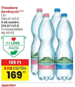 Spar Theodora ásványvíz ajánlat