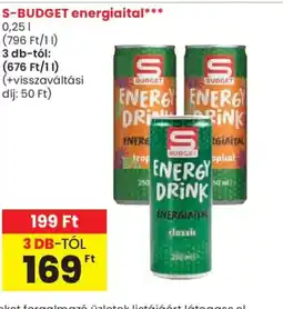 Spar S-BUDGET energiaital ajánlat