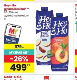 Spar Hey-Ho gyümölcsital ajánlat