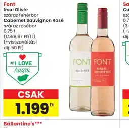 Spar FONT bor ajánlat