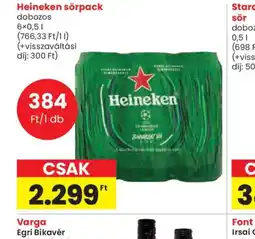 Spar Heineken sörpack ajánlat