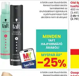Spar Taft hajformáz ajánlat