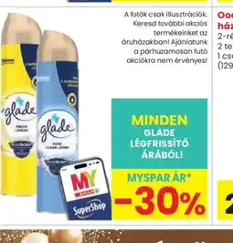Spar GLADE LÉGFRISSÍTŐ ajánlat