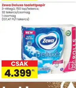 Spar Zewa Deluxe toalettpapír ajánlat