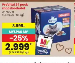 Spar PreVital macskaeledel ajánlat