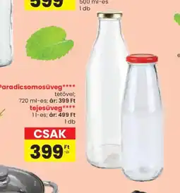Spar Paradicsomos/Tejes üveg ajánlat