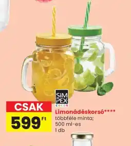 Spar SIMPEX Limonádéskors ajánlat
