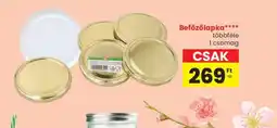 Spar Befőzőlapka ajánlat