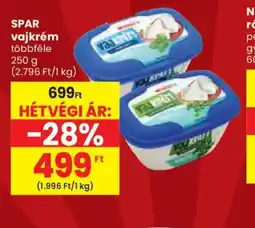 Spar SPAR vajkrém ajánlat