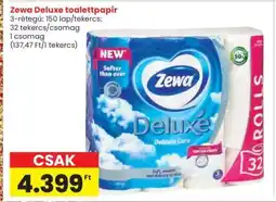 Interspar Zewa Deluxe toalettpapír ajánlat