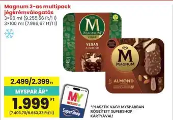 Magnum 3-as multipack jégkrémválogatás