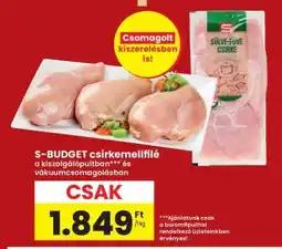 Interspar S-BUDGET csirkemellfilé ajánlat