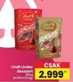 Interspar Lindt Lindor desszert ajánlat