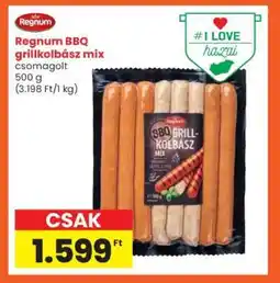 Interspar Regnum BBQ grillkolbász mix ajánlat