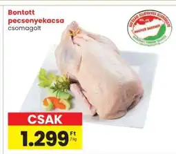 Interspar Bontott pecsenyekacsa ajánlat