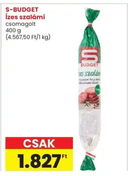 Interspar S-BUDGET ízes szalámi ajánlat