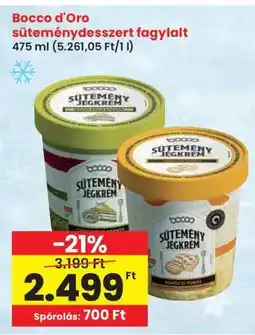Interspar Bocco d'Oro süteménydesszert fagylalt ajánlat