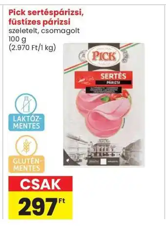 Interspar Pick sertéspárizsi, füstízes párizsi ajánlat