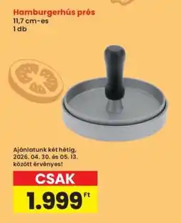 Interspar Hamburgerhús prés ajánlat