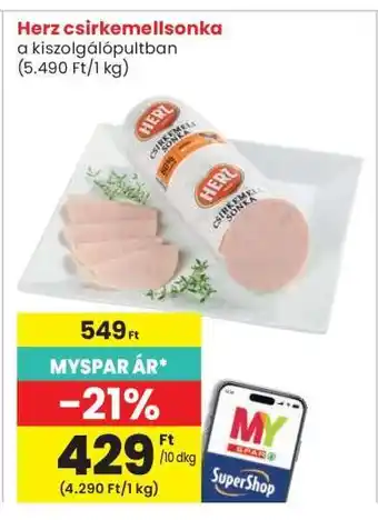 Interspar Herz csirkemellsonka ajánlat