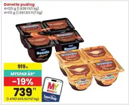 Interspar DANETTE Puding ajánlat