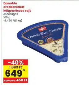Interspar Danablu eredetvédett kéksajtos sajt ajánlat
