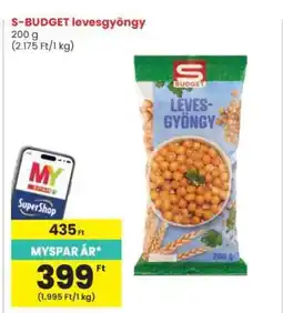 Interspar S-BUDGET levesgyöngy ajánlat