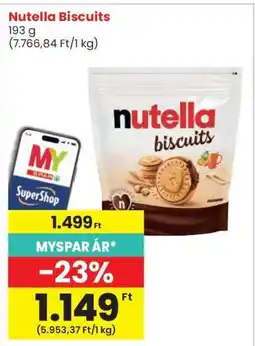 Interspar NUTELLA Biscuits ajánlat