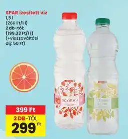 Interspar SPAR ízesített víz ajánlat