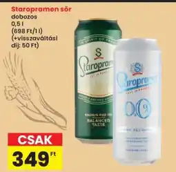 Interspar Staropramen sör ajánlat