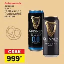 Interspar Guinness Sör ajánlat