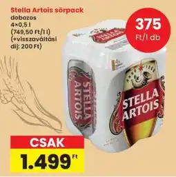 Interspar Stella Artois sörpack ajánlat