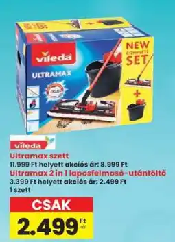 Interspar Ultramax 2 in 1 laposfelmosó–utántöltő ajánlat