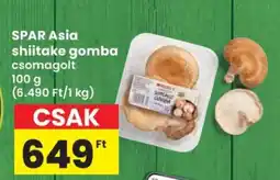 Interspar SPAR Asia shiitake gomba ajánlat