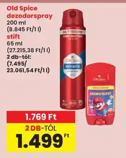 Interspar Old Spice dezodorspray ajánlat