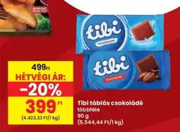 Interspar TIBI Táblás csokoládé ajánlat