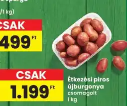 Interspar Étkézési piros újburgonya ajánlat