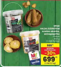 Spar SPAR HAZAI.SZERETEM ecetes uborka, almapaprika ajánlat